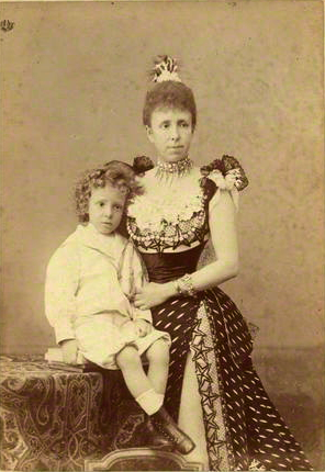 Alphonse XIII d'Espagne et Marie-Christine d'Autriche - 1893